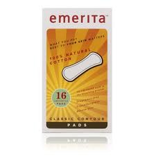 Emerita: Pads Classic Natural Cotton 16 ct