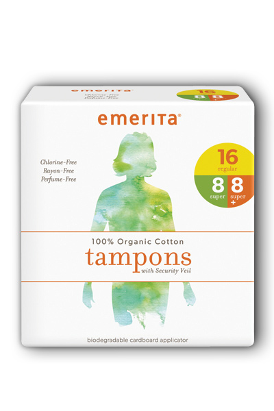 Emerita: Organic Cotton Multipack Applicator Tampons 32 ct