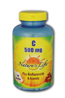 Natures life - Vitamin c, 500 mg caps 250ct