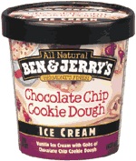ICE CRM,CH CHP,COOKI DOUG Case of 8 / PINT from Ben and Jerrys