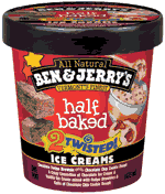 ICE CRM,HALF BAKED Case of 8 / PINT from Ben and Jerrys