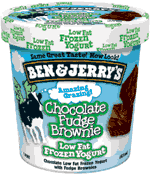FRZ YGRT,CHOC FDG BROWNIE Case of 8 / PINT from Ben and Jerrys