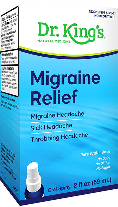 DR. KINGS MEDICINE BY KING BIO: Migraine Relief 2 ounce