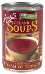 SOUP ORGANIC LOW/SODIUM CREAM OF TOMATO Case of 12 / 14.5 OZ from AMY'S
