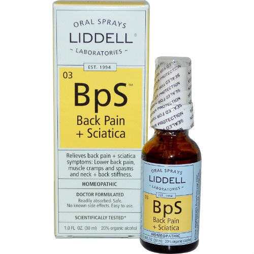 LIDDELL HOMEOPATHIC: Back Pain Sciatica Spray 1 oz