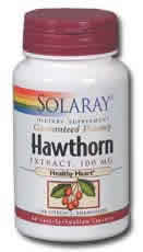Hawthorn Extract 60 ct 100mg from Solaray