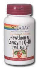 Hawthorn & Coenzyme-10 Two Daily 60ct from Solaray