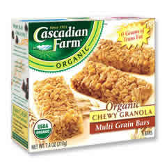 GRANOLA BARS,OG,MULTIGRN Case of 12 / 7.4 OZ from Cascadian Farm