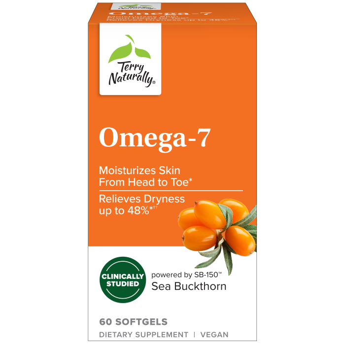 Europharma / Terry Naturally: Omega-7 Eye Relief 60 Softgels