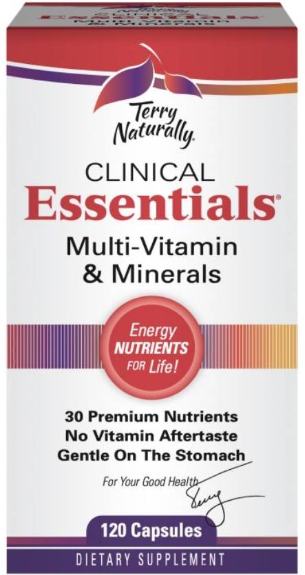 Europharma / Terry Naturally: Clinical Essentials Multi-Vitamin & Minerals 120 Caps