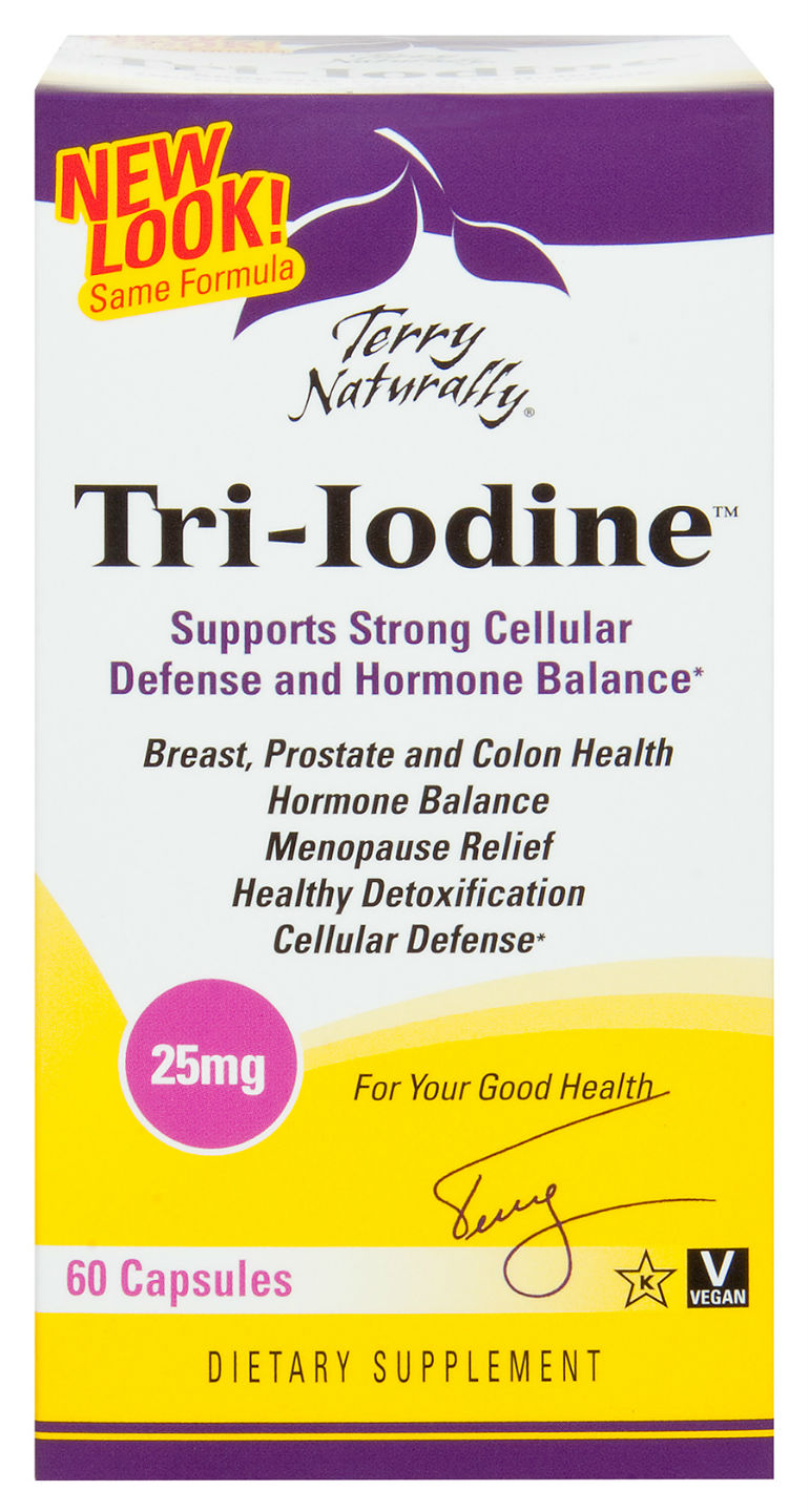 Europharma / Terry Naturally: Tri-Iodine 25mg 60 ct
