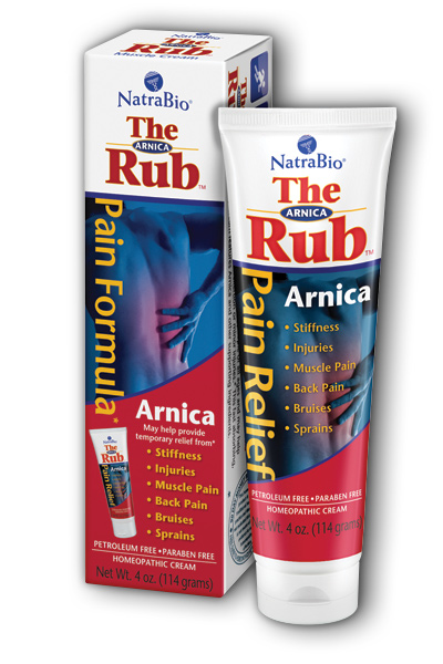NATRA-BIO/BOTANICAL LABS: Arnica Cream 'The Rub' 4 oz
