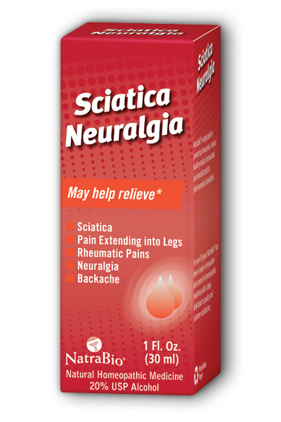 NATRA-BIO/BOTANICAL LABS: Sciatica Neuralgia Relief 1 fl oz