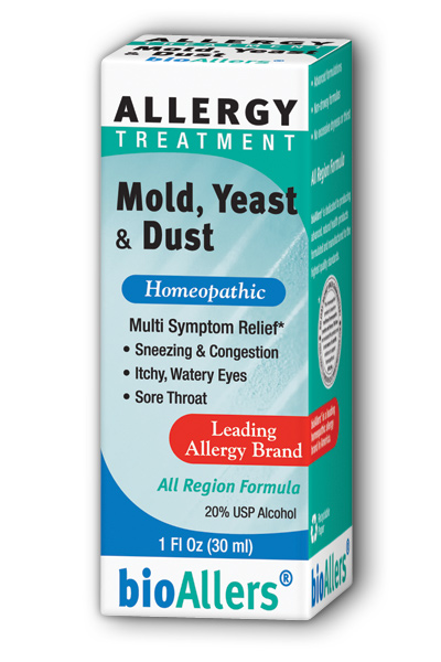 NATRA-BIO/BOTANICAL LABS: bioAllers Mold  Yeast  Dust Allergy Relief 1 fl oz