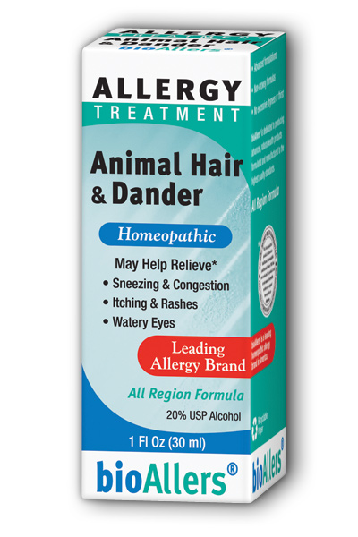 NATRA-BIO/BOTANICAL LABS: bioAllers Animal Hair  Dander Allergy Relief 1 fl oz