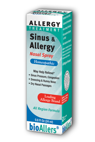 NATRA-BIO/BOTANICAL LABS: bioAllers Allergy  Sinus Nasal Spray .8 oz