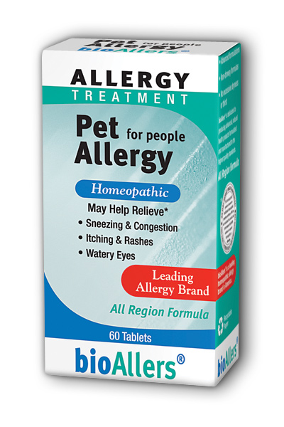 NATRA-BIO/BOTANICAL LABS: bioAllers Pet Allergy For People 60 tabs