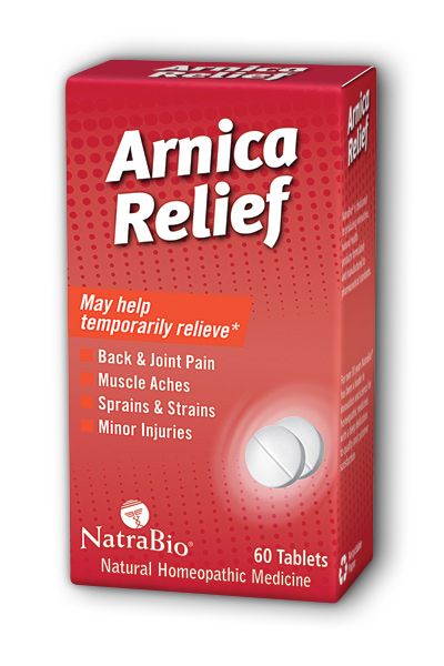 NATRA-BIO/BOTANICAL LABS: Arnica Relief 60 tabs