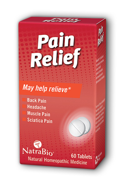 NATRA-BIO/BOTANICAL LABS: Pain Relief 60 tabs