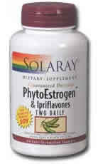 PhytoEstrogen and Ipriflavones Two Daily 60ct from Solaray