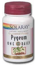 One Daily Pygeum Extract 30ct 100mg from Solaray