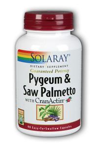 Pygeum & Saw Palmetto European Stnd w/CranActin 90ct from Solaray