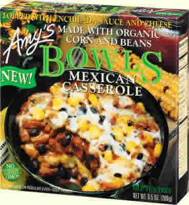 Bowl organic  mexican casserole Case of 12 / 9.5 OZ from AMY'S