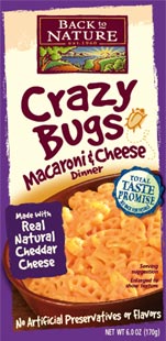 Back To Nature (Organic Milling): Dinner,macaroni&chese,bug 6 OZ