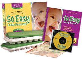 SO Easy Baby Food Kit (Cookbook, Video, Trays and Cards)