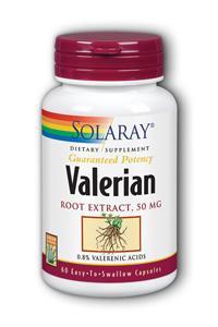Valerian Root Extract 60ct 50mg from Solaray