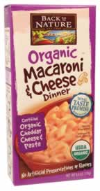 DINNER,OG,MAC&CHED CHEESE Case of 12 / 6 OZ from Back To Nature (Organic Milling)