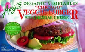 BURGER ORGANIC CHICAGO VEGGIE Case of 12 / 10 OZ from AMY'S