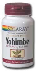 Yohimbe Extract 60ct 135mg from Solaray