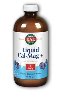 Liquid Calcium Magnesium 16 oz. Blueberry Flavor from KAL