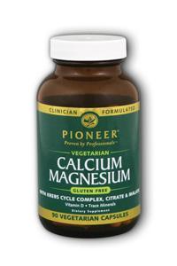 PIONEER: Calcium Magnesium 90caps Vegetarian
