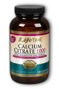 Life Time: Cal Citrate With Magnesium and Boron 1000mg 180 ct Cap