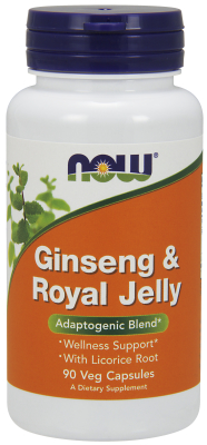 NOW: Ginseng & Royal Jelly 300mg 90 CAPS