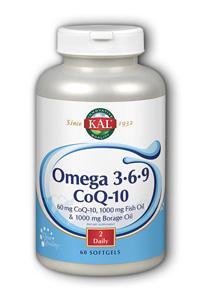 Kal: Omega 3-6-9 with CoQ10 60 SoftGels