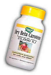 Beta Carotene Dry 25,000 IU 100 caps from NATURE'S WAY