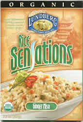 RICE SENS,OG,GINGER MISO Case of 12 / 7.3 OZ from Lundberg Farms