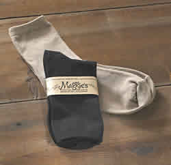 SOCK HERRINGBONE TAUPE Case of 3 / 10-13 from Maggie's Functional Organics