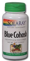 Solaray - Blue cohosh root 100ct 500mg