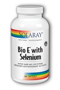 Solaray: Bio E with Selenium 180ct 400IU