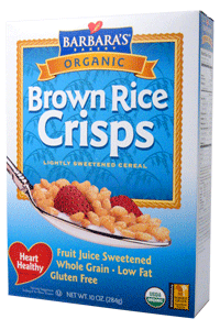 BRWN RICE CRISPS,OG,JCE S - 12 / 10 OZ from Barbaras Bakery