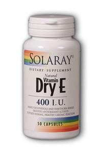 Dry Vitamin E-400 50ct 400IU from Solaray