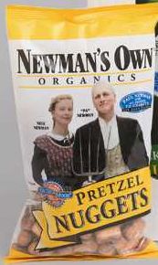 Pretzel nuggets,og,salted Case of 12 / 8 OZ from Newman's Own Organics