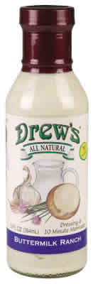 DRESSING,BUTTERMILK RANCH Case of 12 / 12 OZ from Drews All Natural