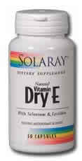 Dry Vitamin E plus selenium and lecithin 50ct 200IU from Solaray