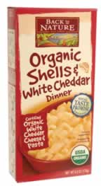 DINNER,OG,SHELLS&WHT CHED Case of 12 / 6 OZ from Back To Nature (Organic Milling)