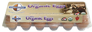 EGGS,BRWN,OG,GR A,LG,CF Case of 15 / DOZEN from Egg Inovations
